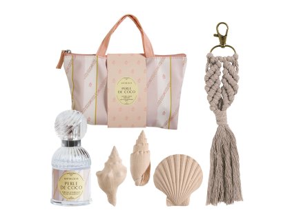 cabas coffret parfum 30ml et decors bain de soleil perle de coco