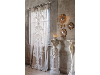 TOSKÁNSKY ZÁVES DENTELLE 140X290 BLANC MARICLO (A38702)