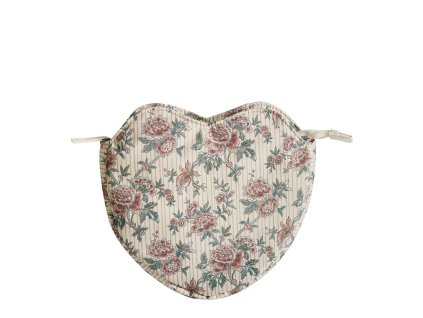pochette coeur tissu marquise