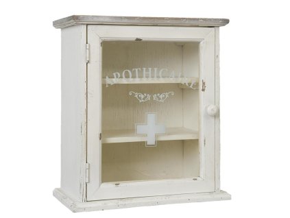 DREVENÁ SKRINKA NA LIEKY CLAYRE EEF (W4H0345M)