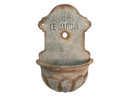 plant holder 46x24x69 cm grey metal decorative plant holder