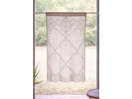 ĽANOVÝ ZÁVES LUCE 45*70 BLANC MARICLO (A39790)