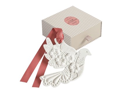 decor parfume colombe en fleurs fleur de cerisier