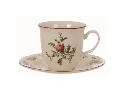 ŠÁLKA S PODŠÁLKOU 240ML MOSS ROSA BLANC MARICLO (A29210)