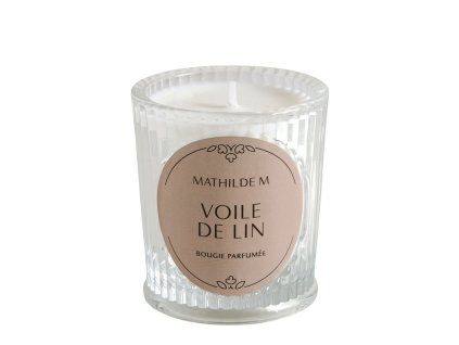 bougie parfumee 65 g voile de lin