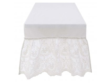 RUNNER TINTORETTO 50*190CM BLANC MARICLO (A3597999BI)