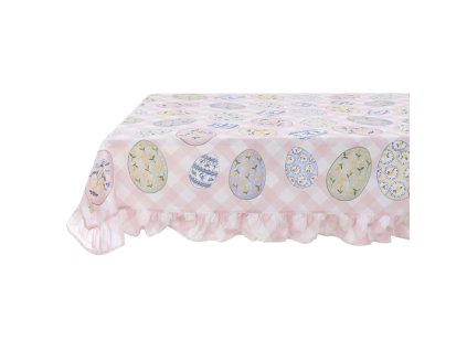 OBRUS PRETTY EASTER 170*260 BLANC MARICLO (A36363)