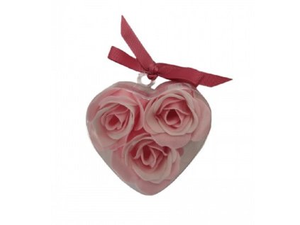 MYDLOVÉ LUPENE BOX S 3 RUŽIČKAMI ROSE MATHILDE-M
