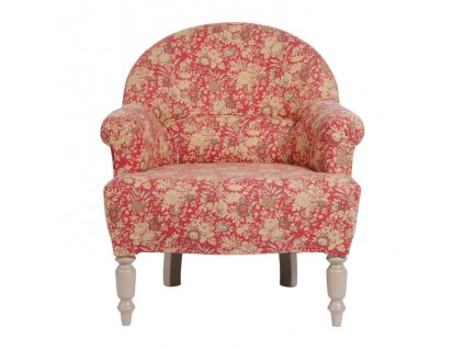 crapaud margot rouge 71 x 64 x h74 136290