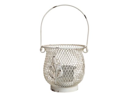 BIELY ZÁVESNÝ SVIETNIK CHIC ANTIQUE (71073819)-www.lamaison.sk