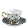 tasse a the madame de recamier pois gris