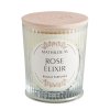 bougie parfumee les intemporelles en fleurs 145g rose elixir