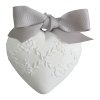 decor parfume coeur brode fleur de coton