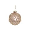 VIANOČNÁ GUĽA D8CM RUŽOVÁ CHIC ANTIQUE (52064107)