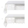 OBRUS DENTELLE 160*220CM BLANC MARICLO (A35812B)