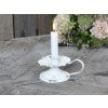 SVIETNIK S UŠKOM WHITE CREAM CHIC ANTIQUE