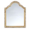 DREVENÉ ROMANTICKÉ ZRKADLO BLANC MARICLO (A34536)-www.lamaison.sk