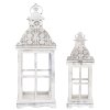 SET KOVOVÝCH LAMPÁŠOV 55CM BLANC MARICLÒ (A34493)