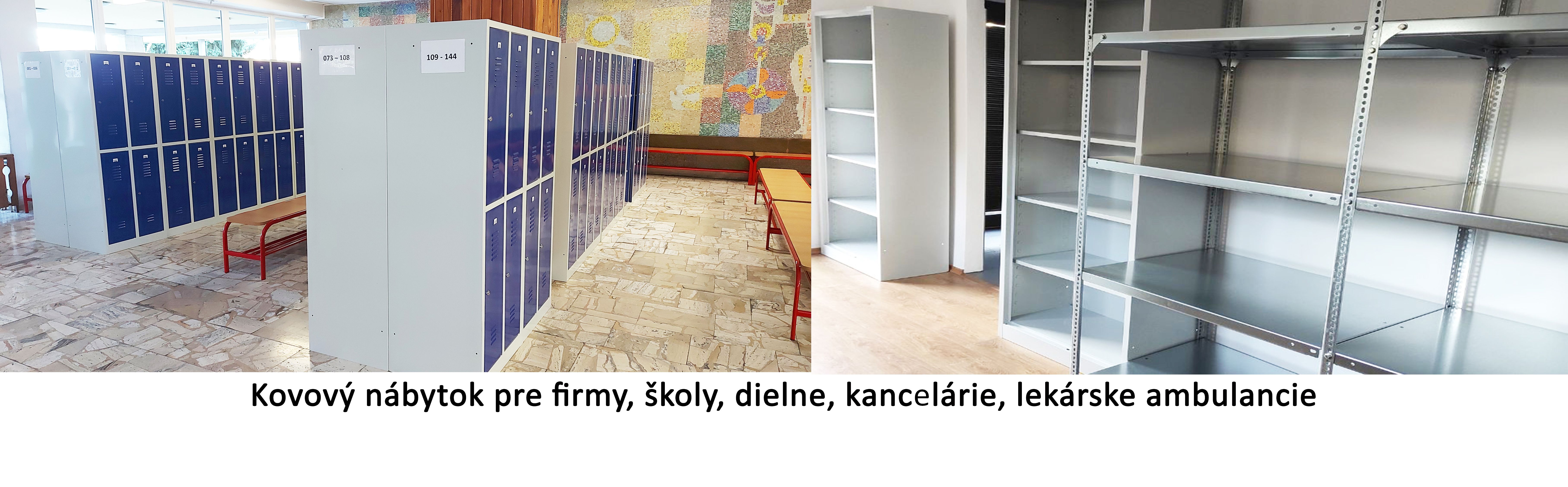Kovové šatňové skrine