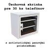 skrinka na 30 ks mobilov