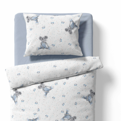 Children's bed linen - Mice - white