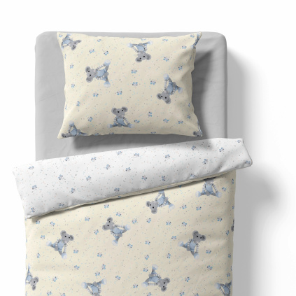 Children's bedding - Mice - yellow