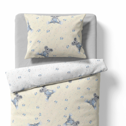 Children's bed linen - Mice - yellow