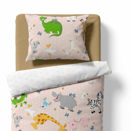 Children's bedding - Animals - beige