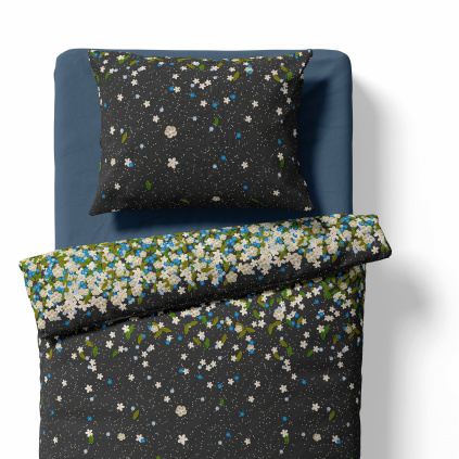 Bedding for adults – Flowers to the Lost – black