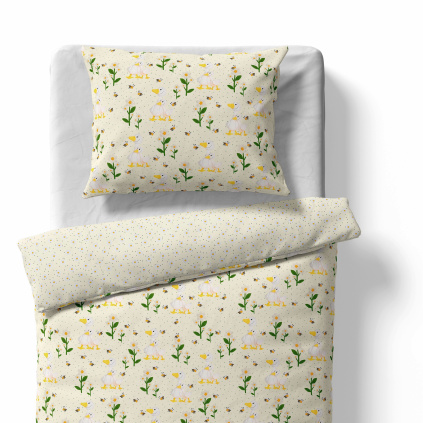Children's bedding - Duck - yellow