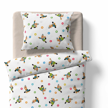 Children's bedding - Clowns - white