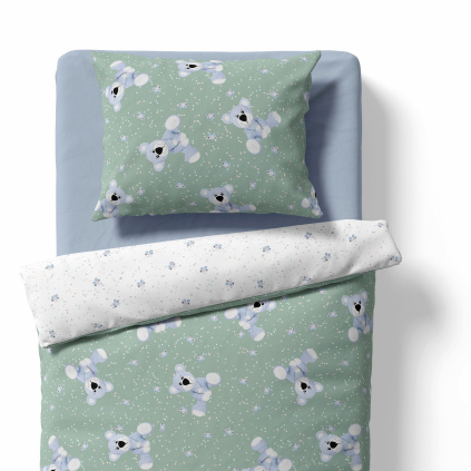 Dětské povlečení – Medvídci – mint