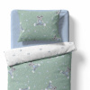 Children's bed linen - Mice - mint