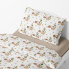 Children's bedding - Snails bio - white
