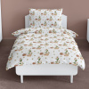 Children's bedding - Snails bio - white