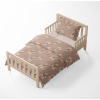 Baby bedding for the crib – Snails bio – brown