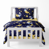 Baby crib bedding – Night sky – dark blue