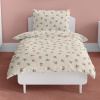 Bedding for adults – Flowers and leaves – beige