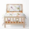 Baby crib bedding – Dragons – white