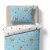 Children's bedding - Puppies - blue
