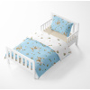 Baby bedding for the crib – Puppies – blue