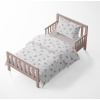 Baby bedding for the crib – rattle Fox – grey