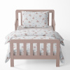 Baby bedding for the crib – rattle Fox – grey