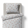 Baby bedding for the crib – rattle Fox – grey