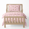 Baby bedding for the crib – rattle Teddy bear – pink