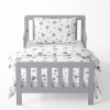 Baby bedding for the crib – Rattle Mouse – white