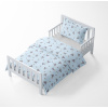 Baby bedding for the crib – Rattle Mouse – light blue