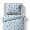 Baby bedding for the crib – Rattle Mouse – light blue