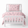 Baby bedding for the crib – Rattle Mouse – pink