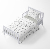 Baby bedding for the crib – Panda rattle – white